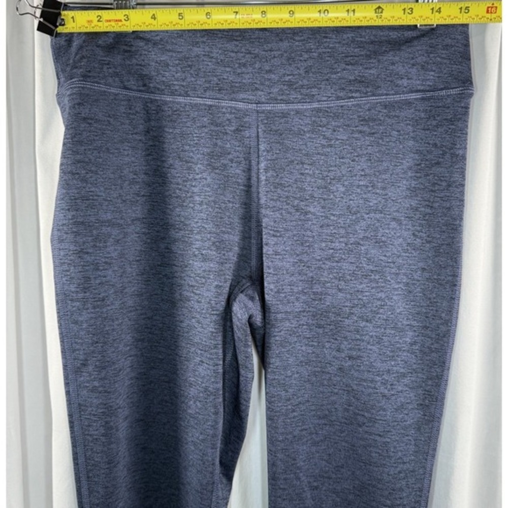 Columbia Dark Blue Heathered Leggings Activewear M Goprcore Sporty 87-02 - Picture 6 of 13